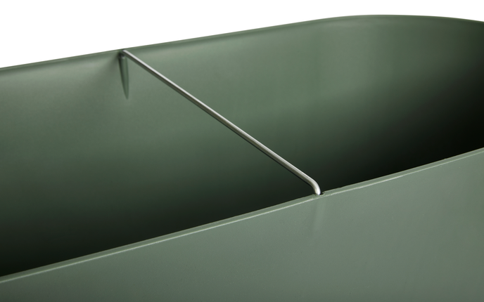 greenville terrace trough 60cm wheels blad groen